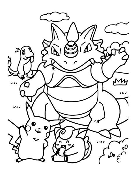 pokemon coloring page for kids|Free Pokemon printable sheets, pages and pdf